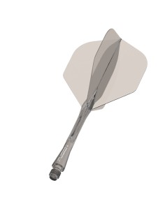 SHAFTY PIÓRKA SYSTEM WINMAU FUSION SZARY SHORT