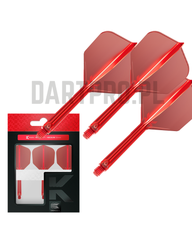 SHAFTY PIÓRKA SYSTEM TARGET K-FLEX NO6 CZERWONE MEDIUM