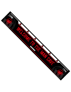 Linia rzutów DART Winmau Oche czarna naklejka MAN CAVE