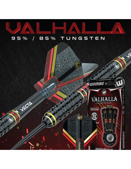 LOTKI RZUTKI DART WINMAU VALHALLA 22G 85/95% WOLFRAM