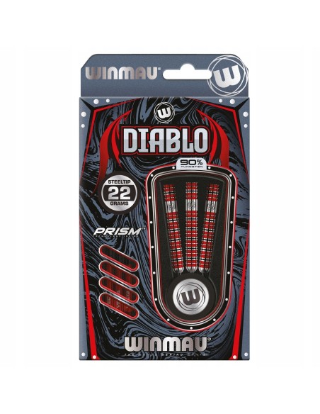 LOTKI RZUTKI DART WINMAU DIABLO 22G 90% WOLFRAM