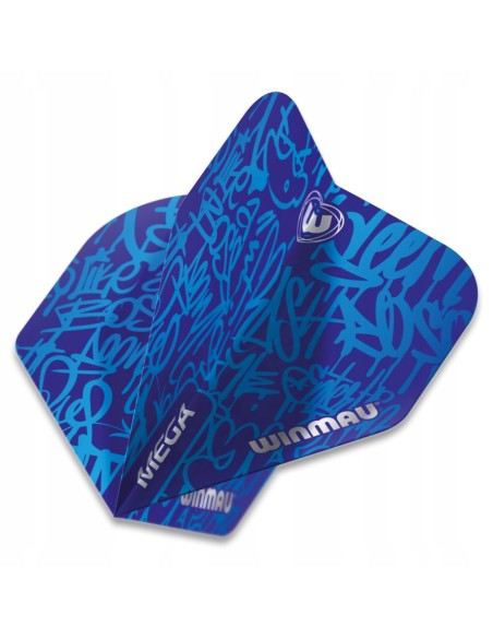 PIÓRKA WINMAU MEGA STANDARD NIEBIESKIE DART
