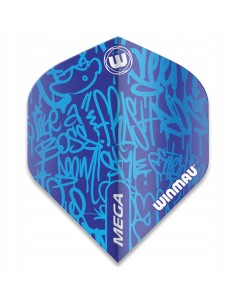 PIÓRKA WINMAU MEGA STANDARD NIEBIESKIE DART 2