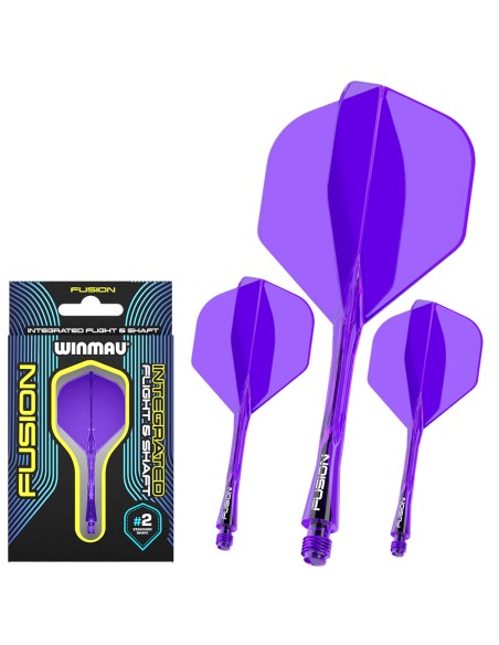 SHAFTY PIÓRKA SYSTEM WINMAU FUSION PURPLE INTERMEDIATE