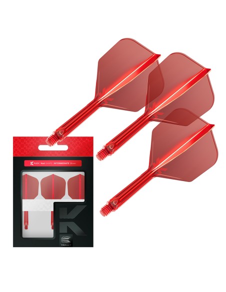SHAFTY PIÓRKA SYSTEM TARGET K-FLEX NO6 CZERWONE INTERMEDIATE