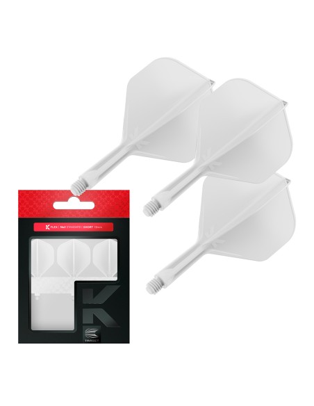 SHAFTY PIÓRKA SYSTEM TARGET K-FLEX NO2 BIAŁE SHORT