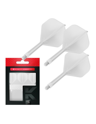 SHAFTY PIÓRKA SYSTEM TARGET K-FLEX NO2 BIAŁE INTERMEDIATE