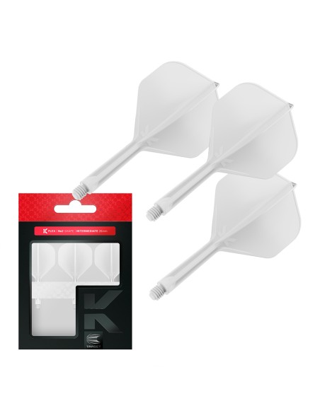 SHAFTY PIÓRKA SYSTEM TARGET K-FLEX NO2 BIAŁE INTERMEDIATE