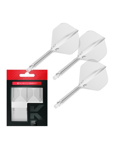 SHAFTY PIÓRKA SYSTEM TARGET K-FLEX NO2 CLEAR PRZEŹROCZYSTE MEDIUM