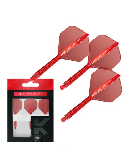 SHAFTY PIÓRKA SYSTEM TARGET K-FLEX NO2 CZERWONE MEDIUM