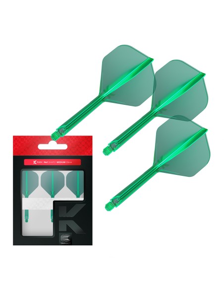SHAFTY PIÓRKA SYSTEM TARGET K-FLEX NO2 ZIELONE MEDIUM