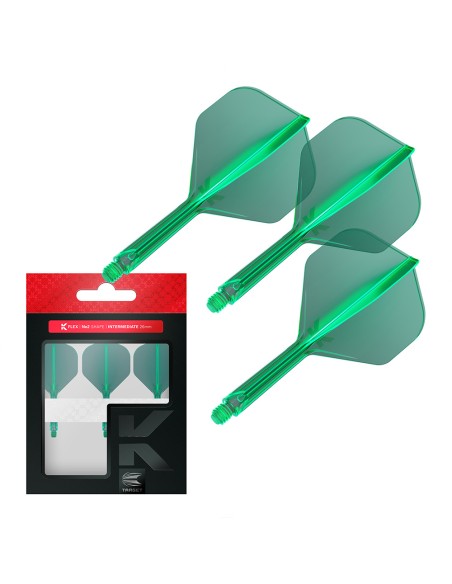 SHAFTY PIÓRKA SYSTEM TARGET K-FLEX NO2 ZIELONE INTERMEDIATE