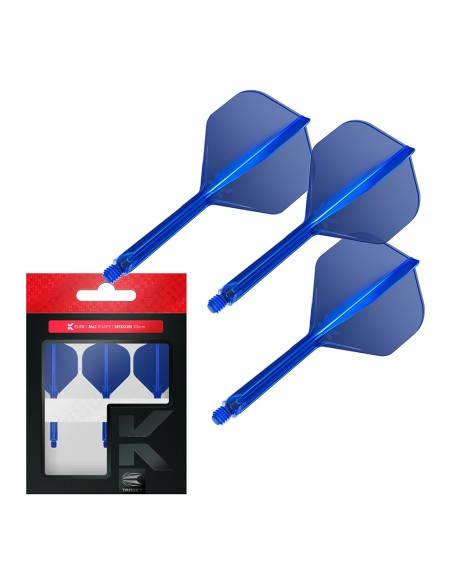 SHAFTY PIÓRKA SYSTEM TARGET K-FLEX NO2 NIEBIESKIE MEDIUM