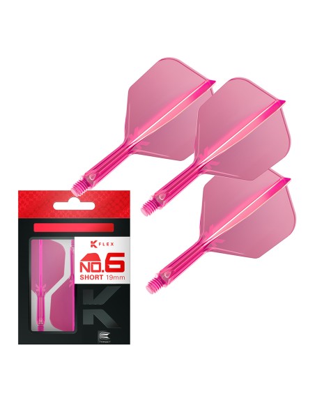 SHAFTY PIÓRKA SYSTEM TARGET K-FLEX NO6 Różowe SHORT