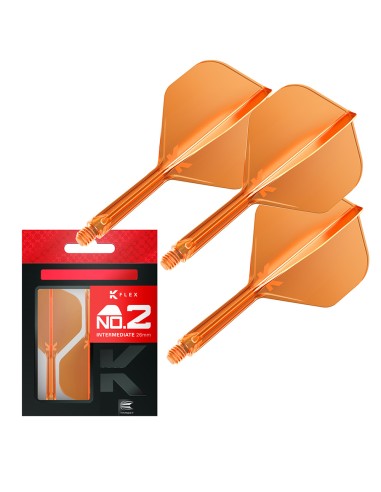SHAFTY PIÓRKA SYSTEM TARGET K-FLEX NO2 Pomarańczowe INTERMEDIATE
