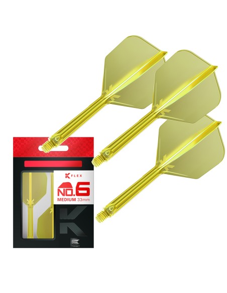 SHAFTY PIÓRKA SYSTEM TARGET K-FLEX NO6 NEON MEDIUM