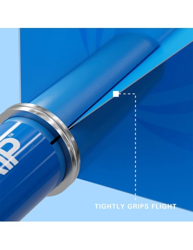 Shafty TARGET PRO GRIP Niebieskie MEDIUM 9szt ZESTAW