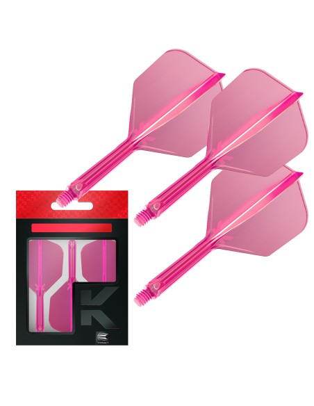 SHAFTY PIÓRKA SYSTEM TARGET K-FLEX NO6 Różowe INTERMEDIATE