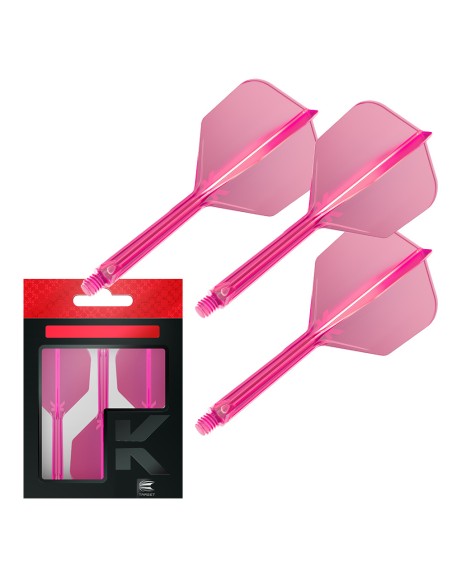 SHAFTY PIÓRKA SYSTEM TARGET K-FLEX NO6 Różowe MEDIUM