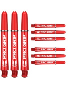 Shafty TARGET PRO GRIP CZERWONE SHORT 9szt ZESTAW