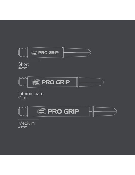 Shafty TARGET PRO GRIP NIEBIESKIE INTERMEDIATE 9szt ZESTAW