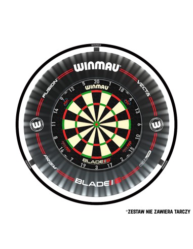 Zestaw Dart OŚWIETLENIE + OPONA Winmau Plasma Winmau Pro Line Surround