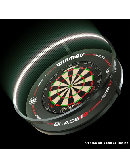 Zestaw Dart OŚWIETLENIE + OPONA Winmau Plasma Winmau Pro Line Surround