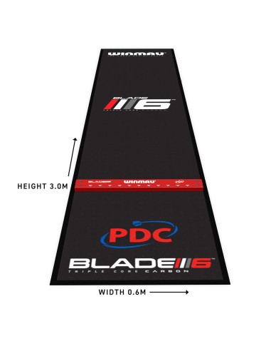 MATA OCHRONNA DO DARTA WINMAU PRO ZONE PRECISION OCHE PRÓG LINIA lotki rzutki Dart