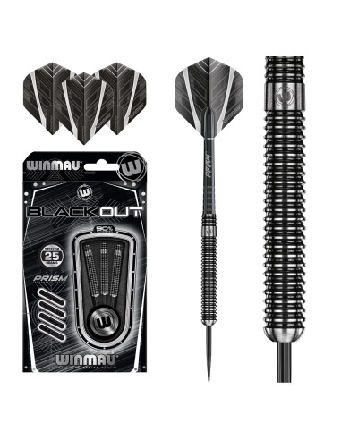 LOTKI RZUTKI DART WINMAU BLACKOUT 25G 90% WOLFRAM