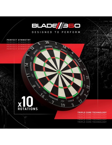 TARCZA TABLICA sizalowa Winmau Blade 360 TRIPLE CORE