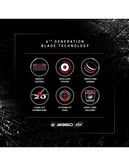 TARCZA TABLICA sizalowa Winmau Blade 360 TRIPLE CORE
