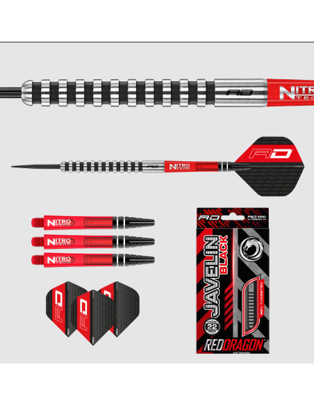 LOTKI RZUTKI STEEL RED DRAGON JAVELIN WOLFRAM 24G