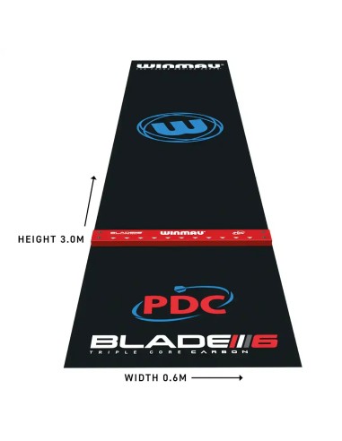 MATA OCHRONNA DO DARTA WINMAU PRO ZONE PRECISION OCHE PRÓG LINIA lotki rzutki Dart