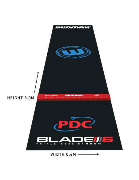 MATA OCHRONNA DO DARTA WINMAU PRO ZONE PRECISION OCHE PRÓG LINIA lotki rzutki Dart